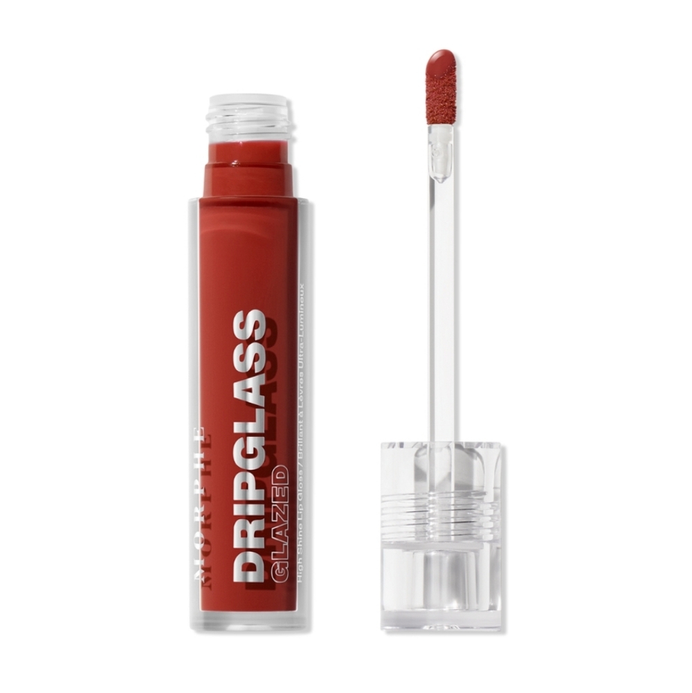 Morphe Dripglass Glazed High Shine Lip Gloss Shade: Unbreakable Brick (Warm Red)